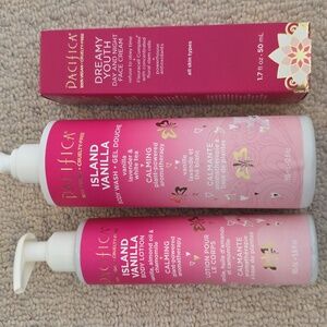 Pacifica Vegan Bundle Body Lotion Body Wash Face Cream